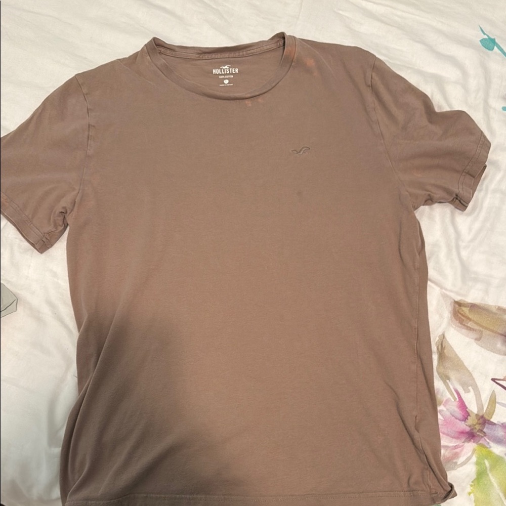 Hollister Brown Short Sleeve Tee